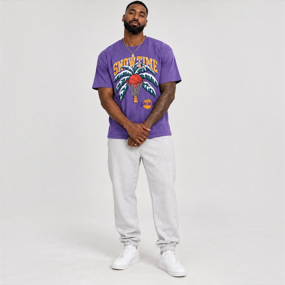 Off Brand Snowtime Tee – Purple | DonDeMarco