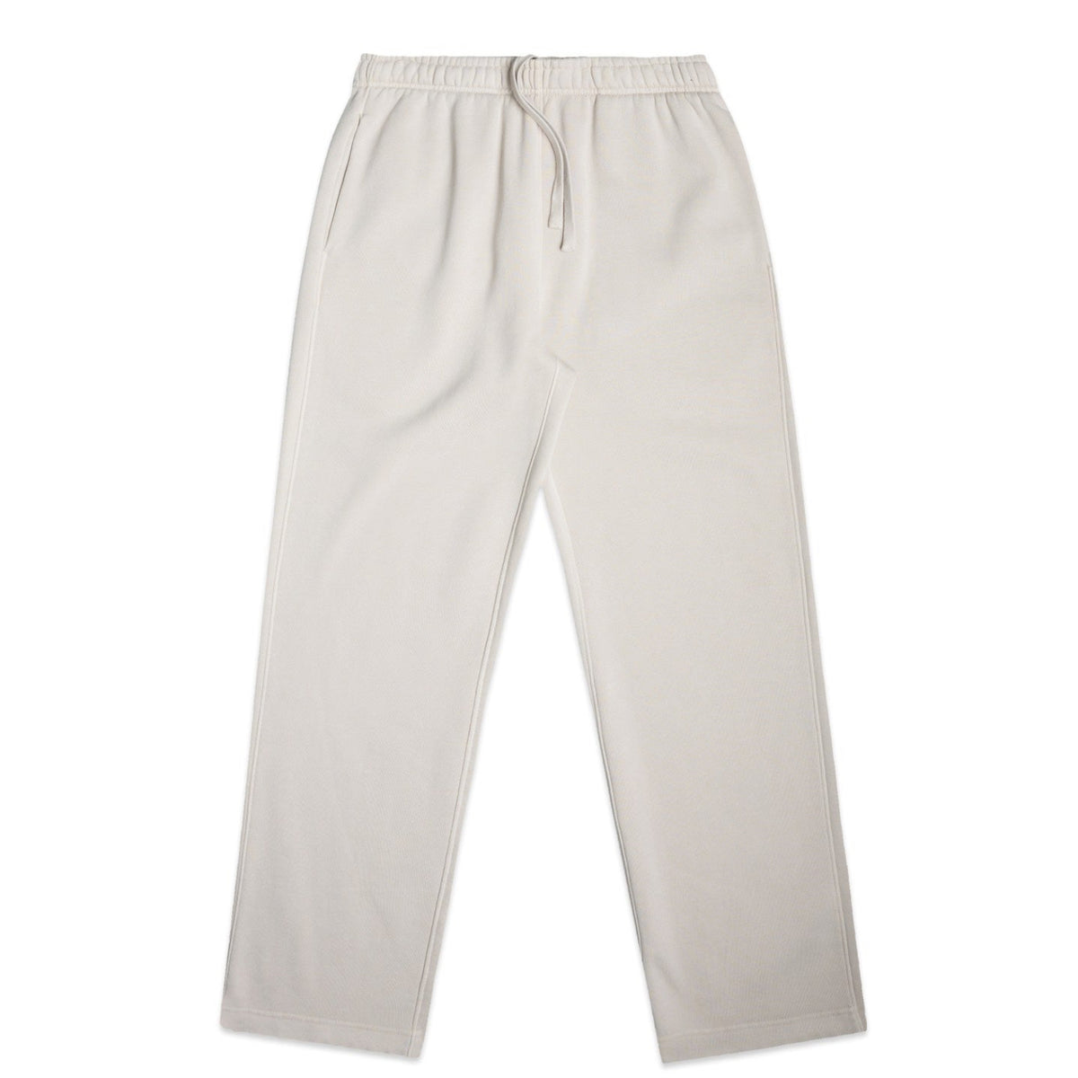 DonDeMarco Relax Faded Cuffless Track Pants in Faded Ecru
