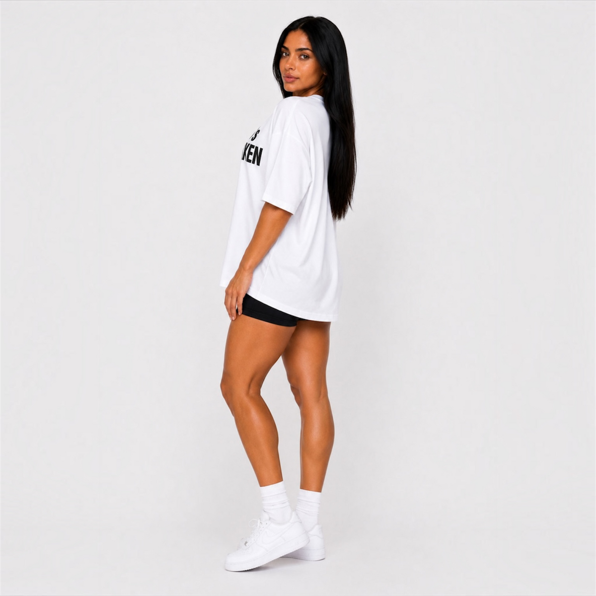 Side view of DonDeMarco Video Vixen T-shirt