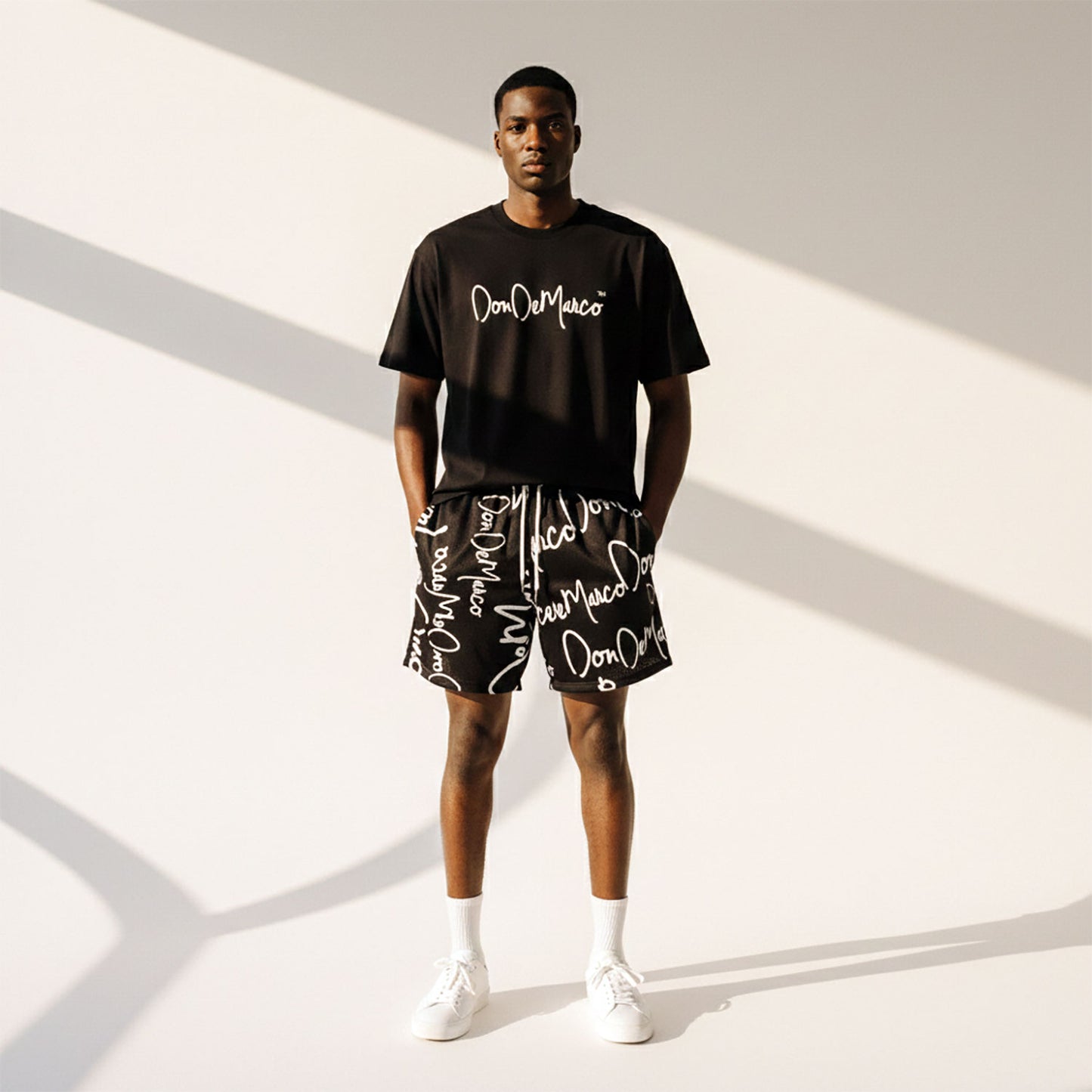DonDeMarco Signature Print Shorts