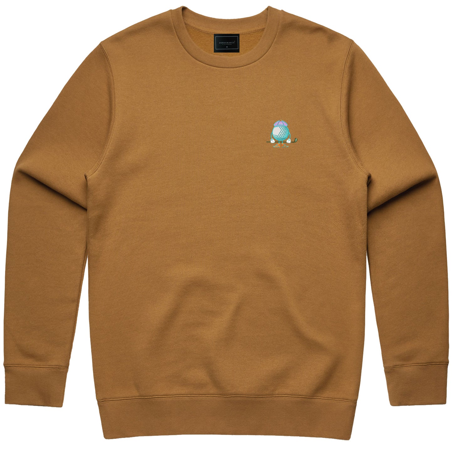 The Clubhouse Sweatshirt – Forest Green & Camel