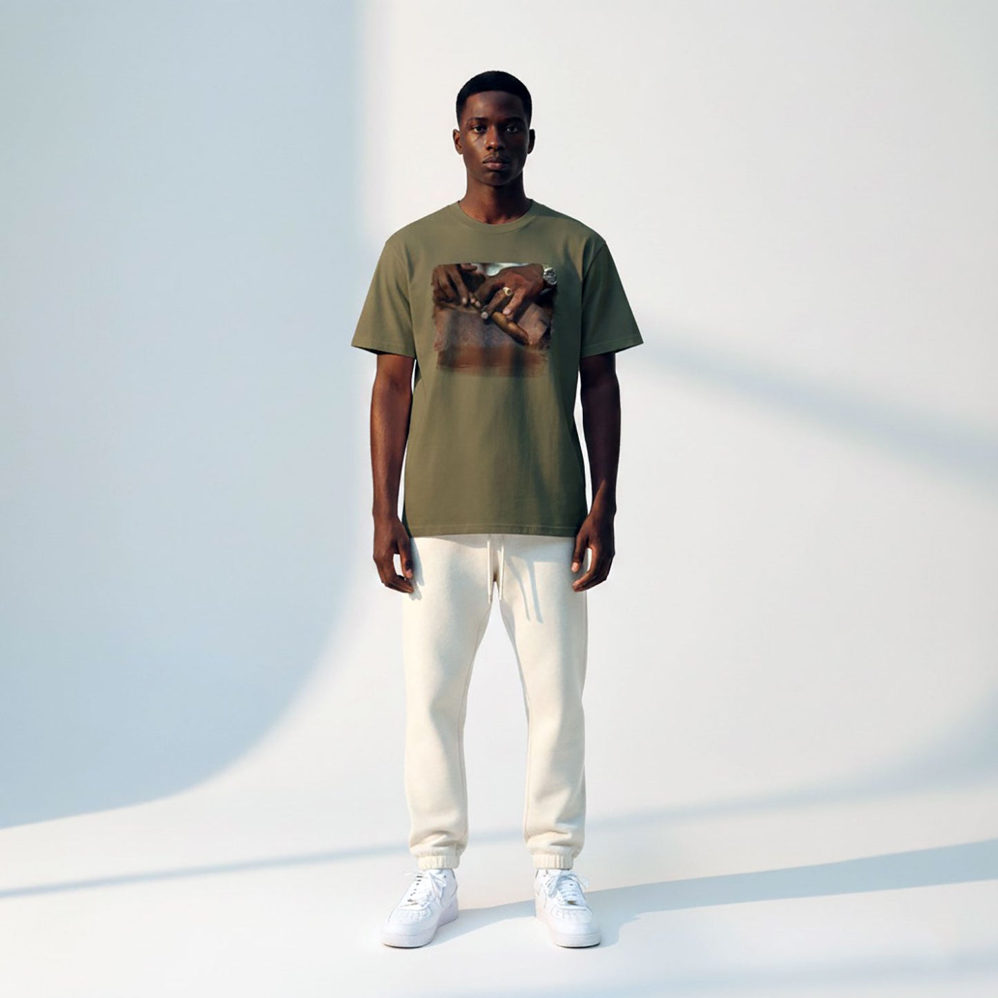 Cuban Rolled T-Shirt for Men – DonDeMarco Clothing