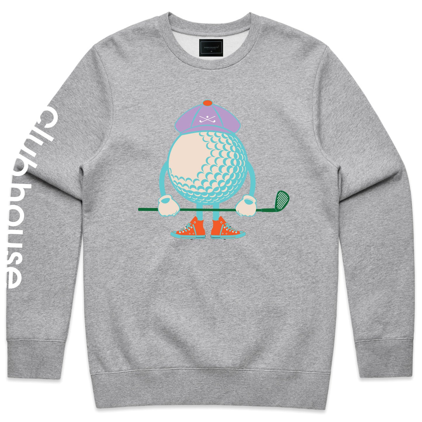 DonDeMarco Clubhouse Crewneck – Baldwin Hills Country Club Collection