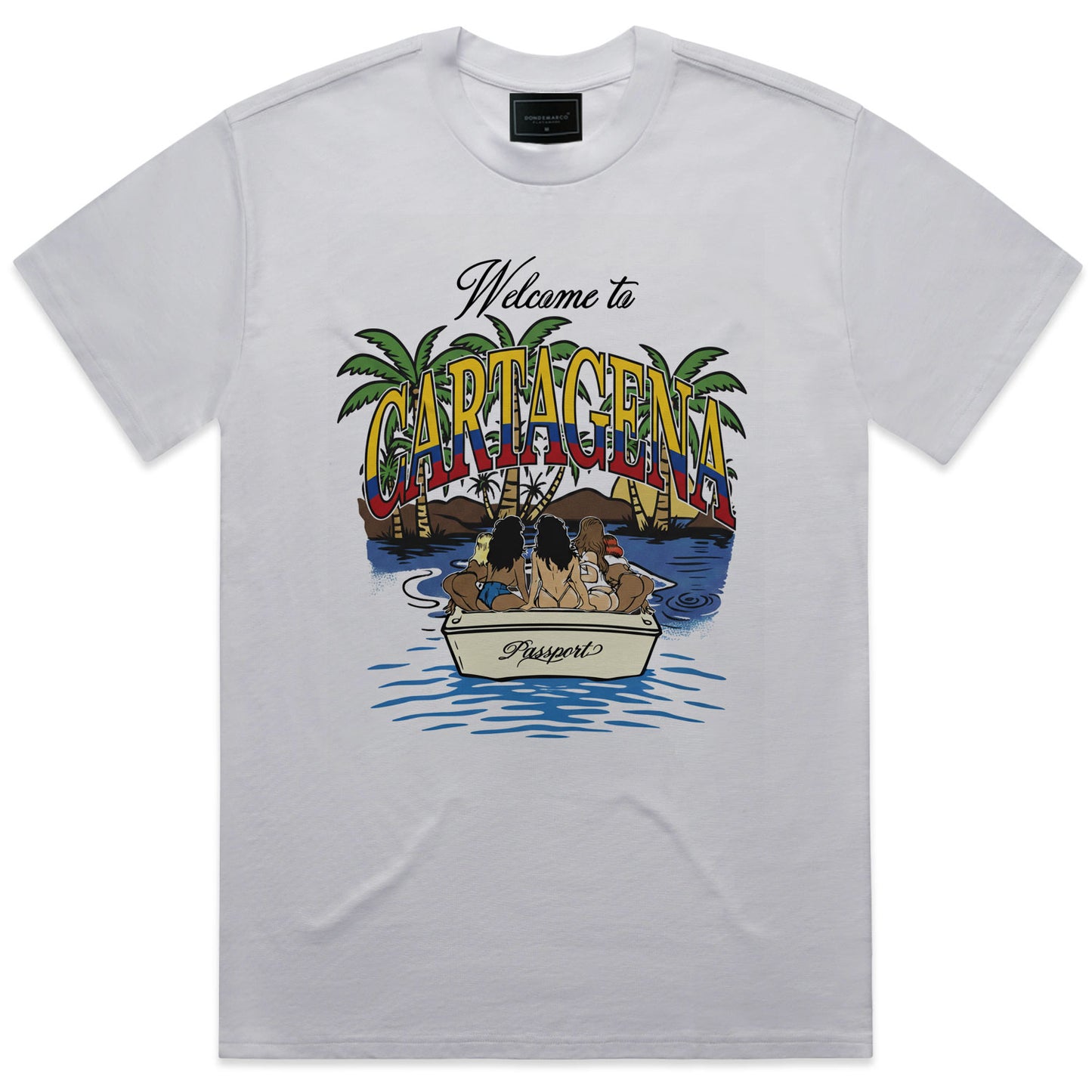 Welcome to Cartagena T-Shirt – DonDeMarco Passport Collection