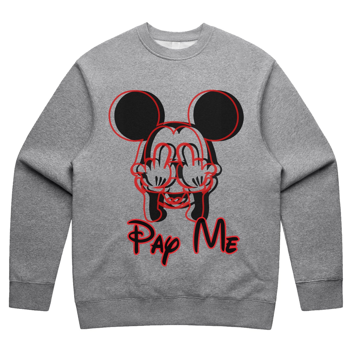 Off-Brand “Fuck You Pay Me” Sweatshirt – Streetwear Graphic Pullover