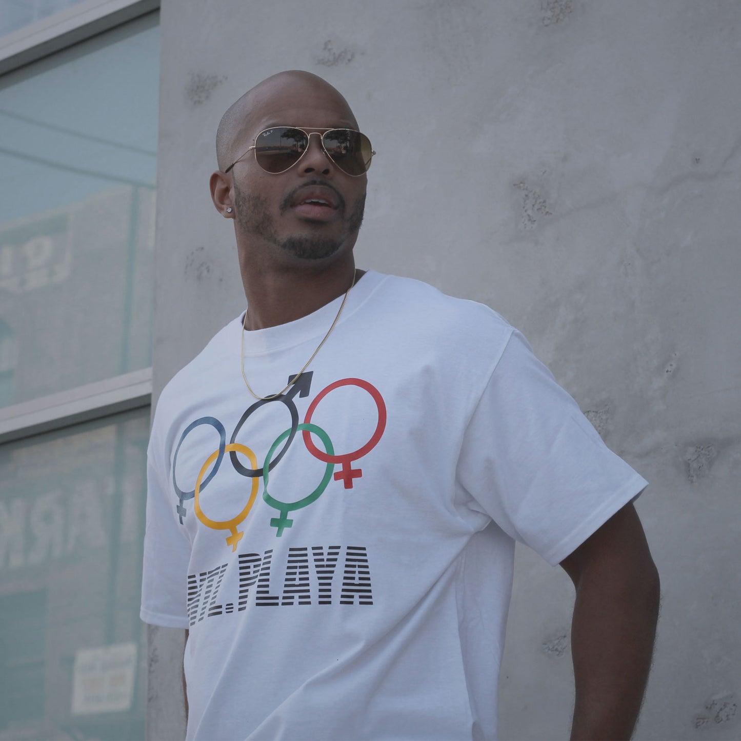 NTL. PLAYA Olympic Rings T-Shirt – Black