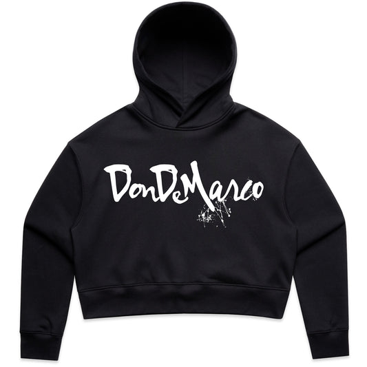 Relaxed Cropped Hoodie-DonDeMarco