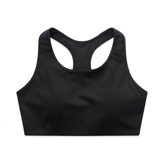 DonDeMarco Active Racerback Bra Top in black, product image