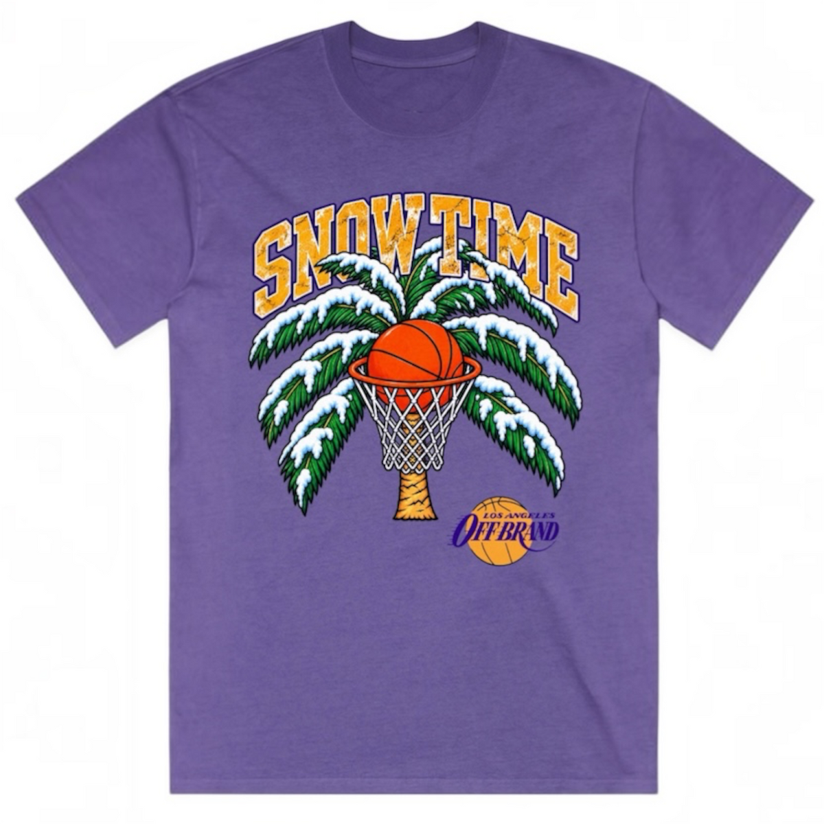 Off Brand Snowtime Tee – Purple | DonDeMarco