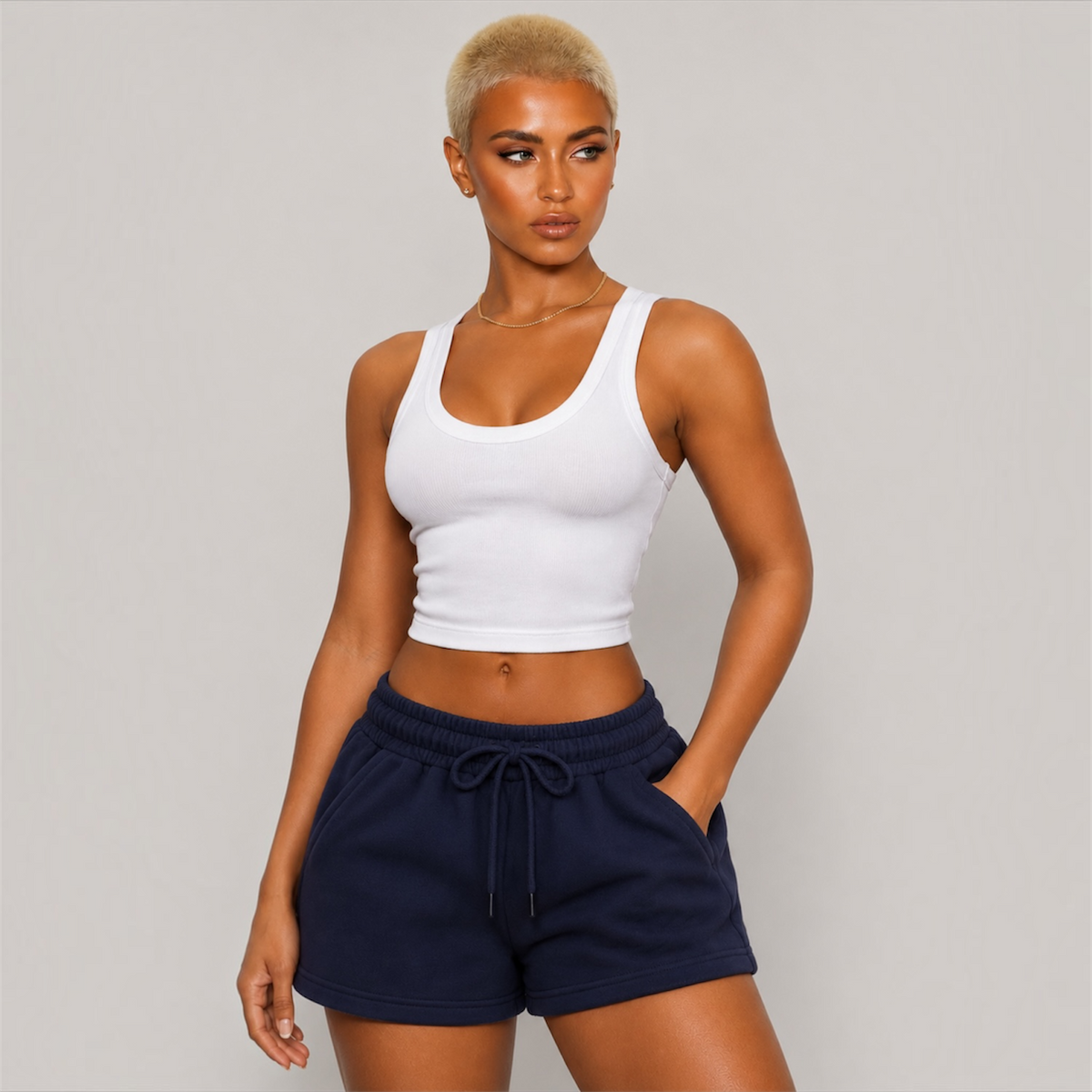 DonDeMarco French Terry Sweatshorts, editorial product image 1