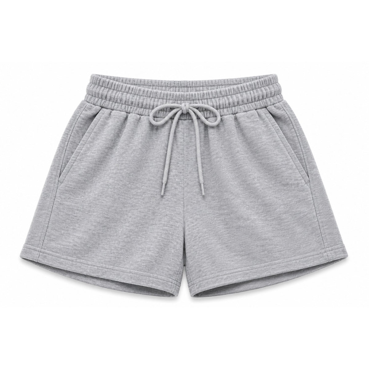 DonDeMarco French Terry Sweatshorts in Heather Gray