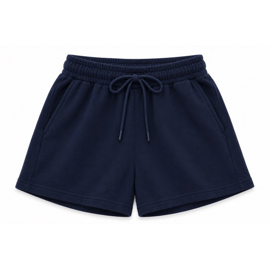 DonDeMarco French Terry Sweatshorts in Navy