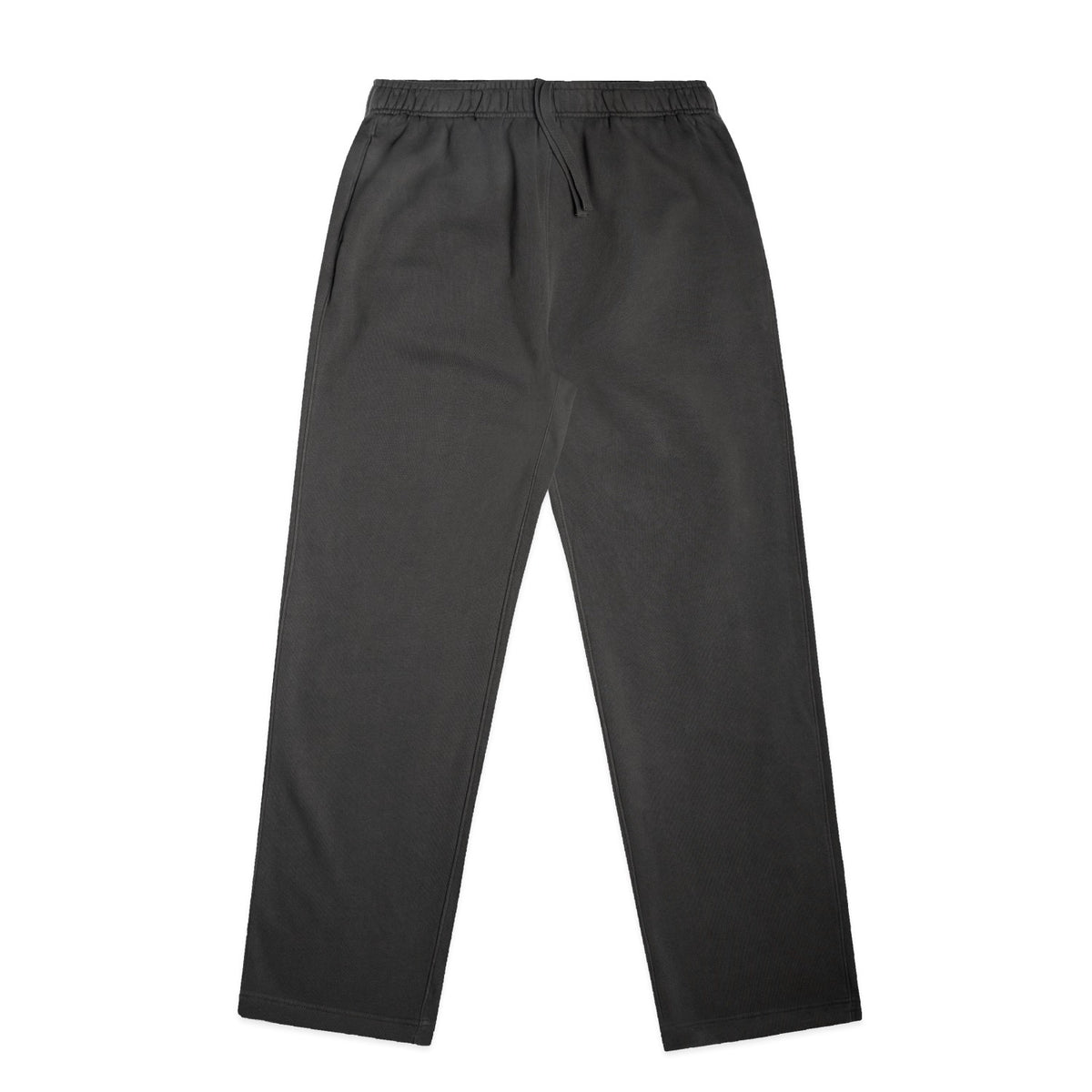 DonDeMarco Women's Relax Faded Cuffless Sweatpants — Faded black, front flat lay