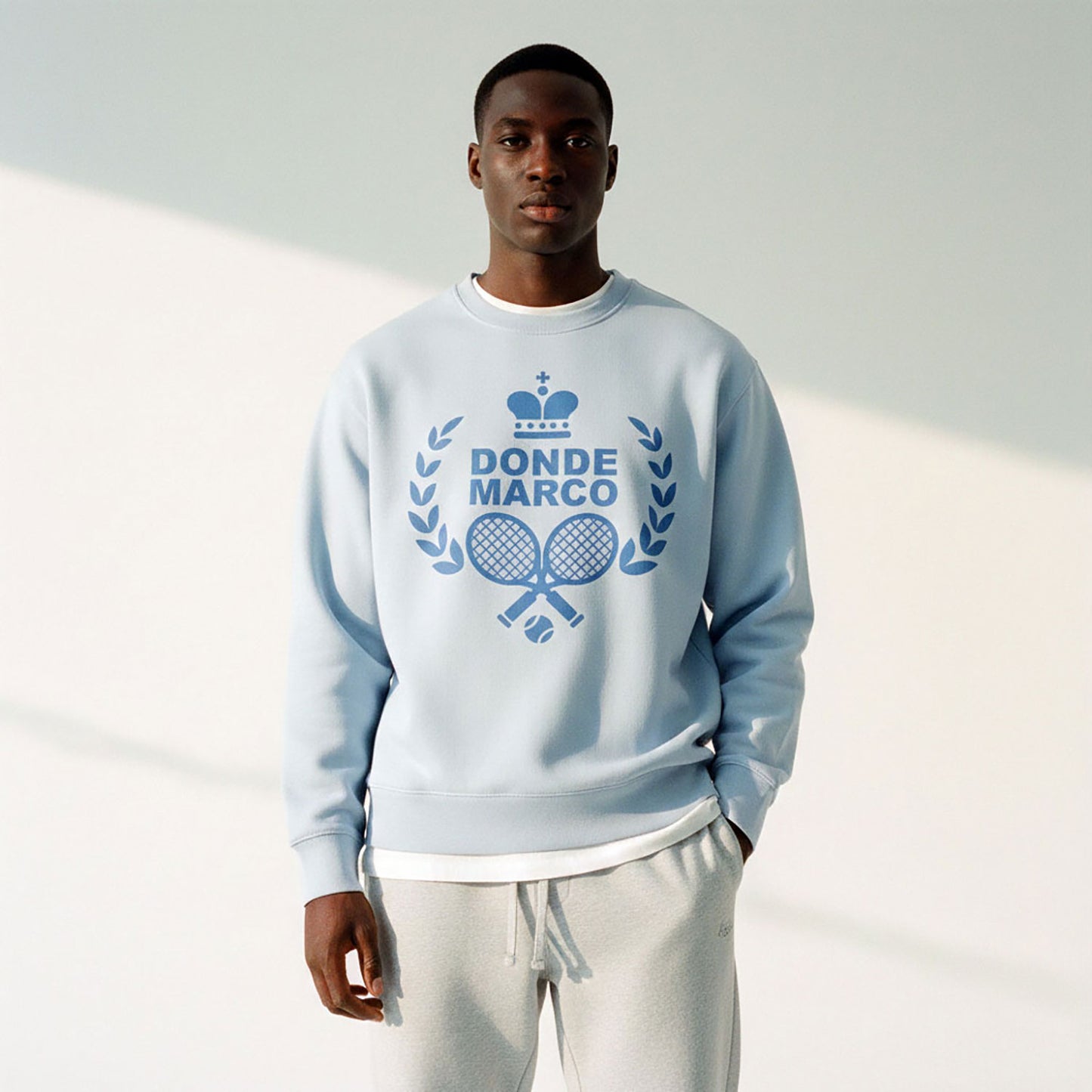 DonDeMarco Crown & Racket Sweatshirt