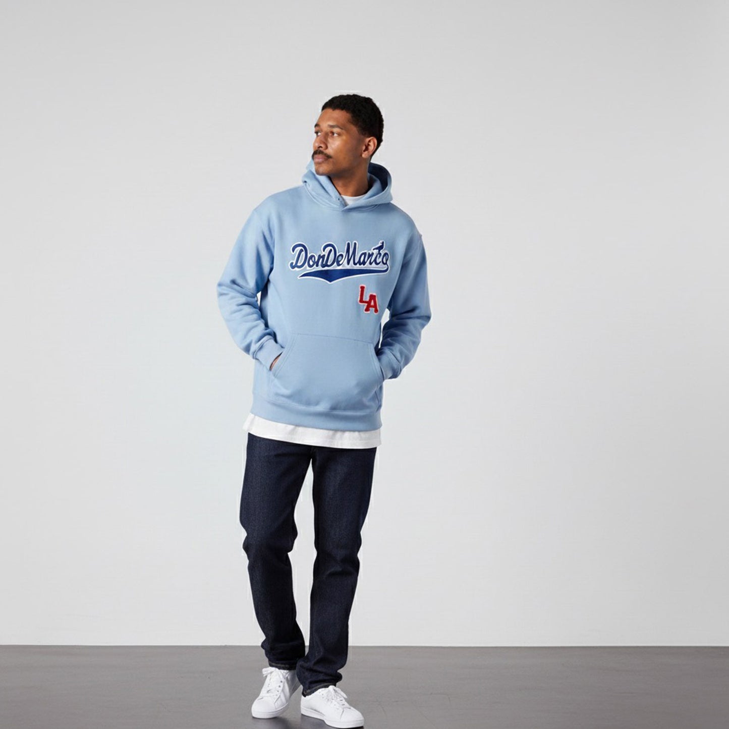 DonDeMarco Baseball Script Hoodie