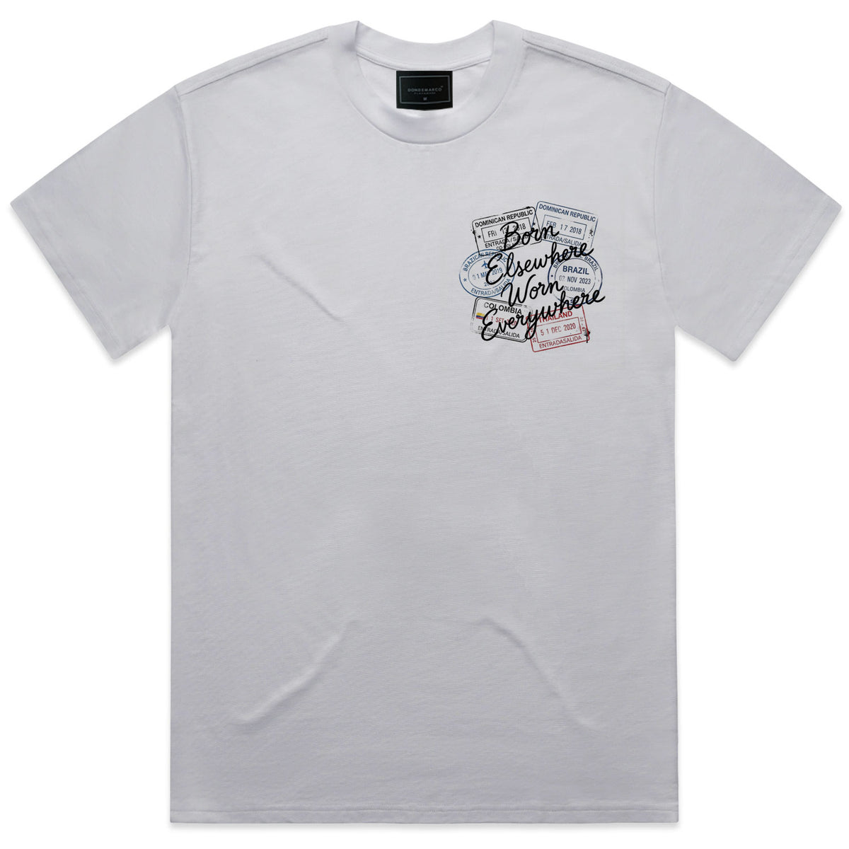 DonDeMarco Port of Entry Tee – White