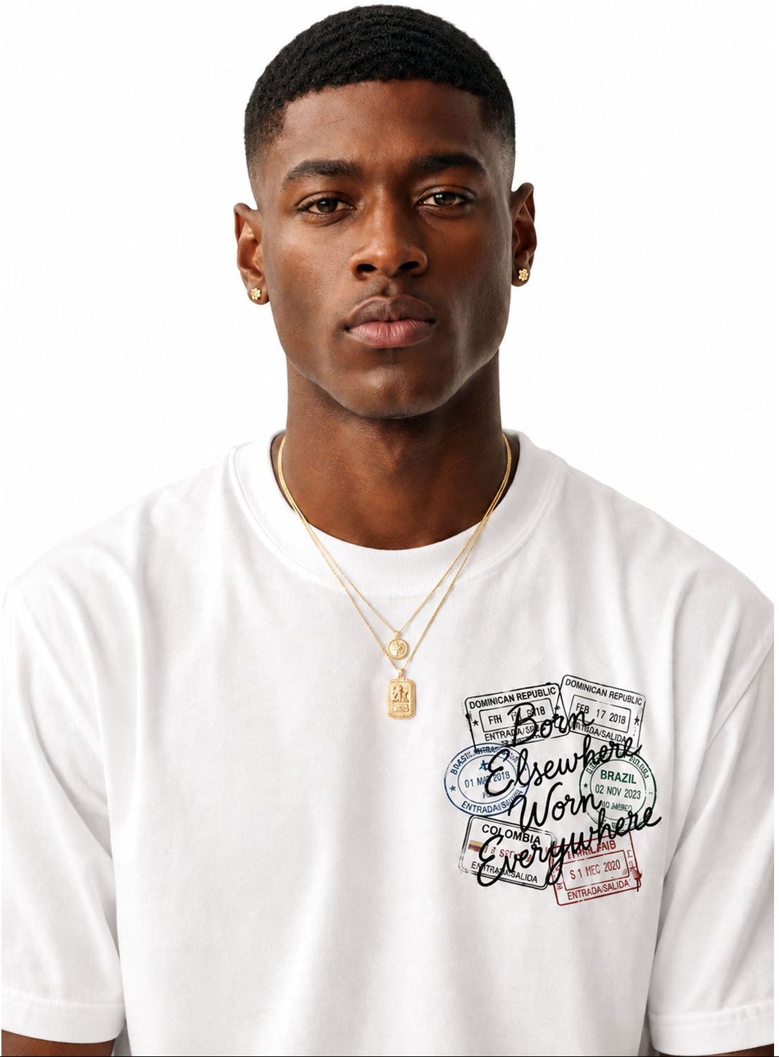DonDeMarco Port of Entry Tee – White