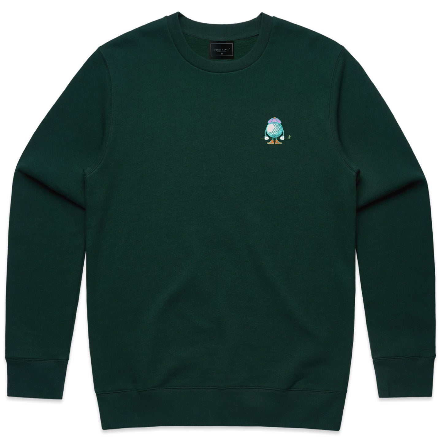 DonDeMarco Golf Logo Core Crew Neck Sweatshirt