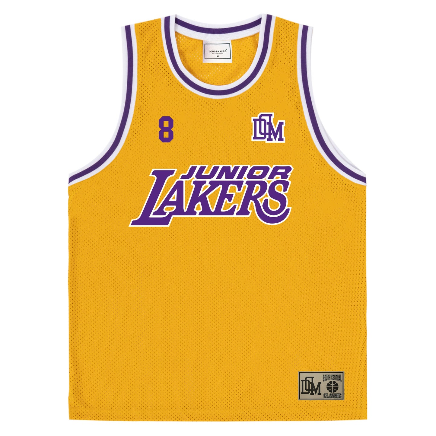 DonDeMarco Junior Lakers Basketball Jersey – Gold