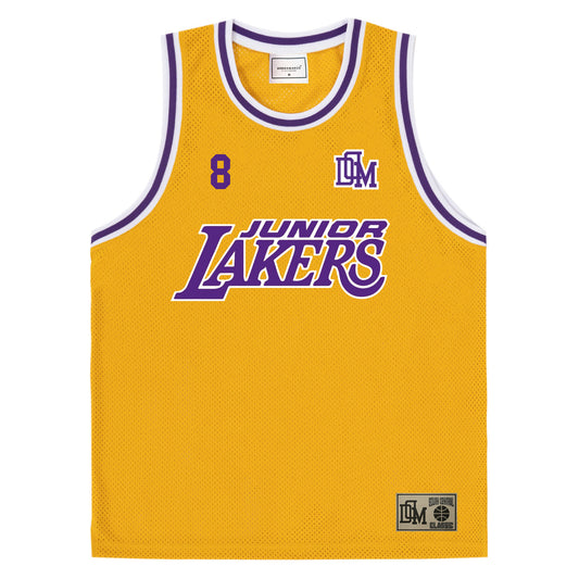 DonDeMarco Junior Lakers Basketball Jersey – Gold