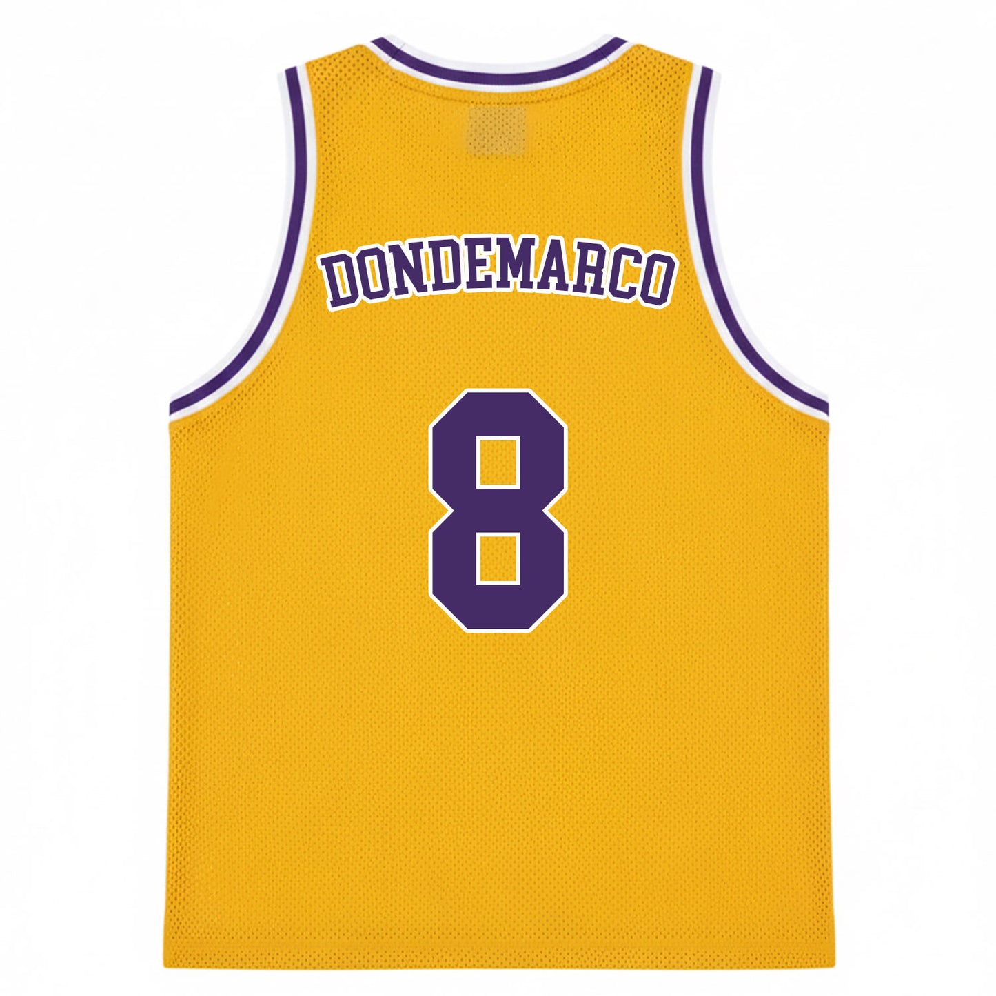 DonDeMarco Junior Lakers Basketball Jersey – Gold