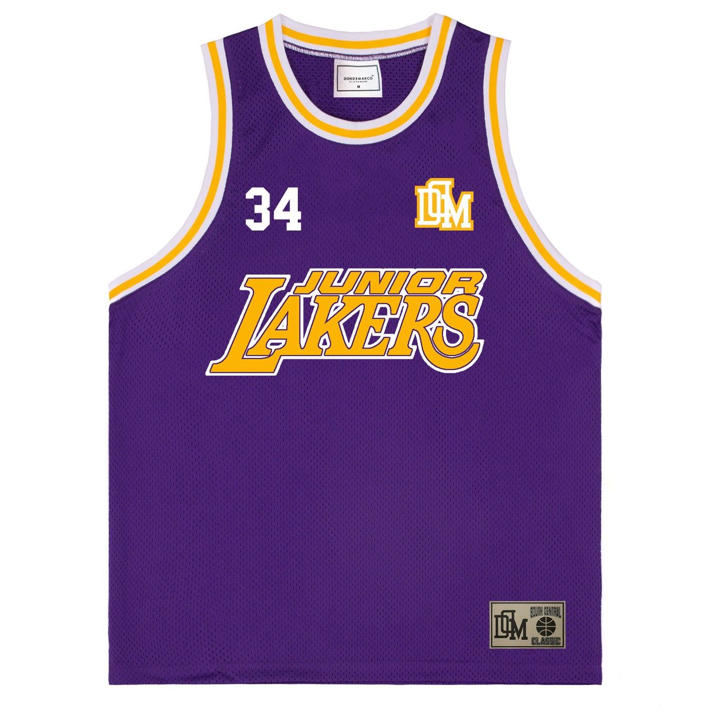 DonDeMarco Junior Lakers Basketball Jersey – Purple