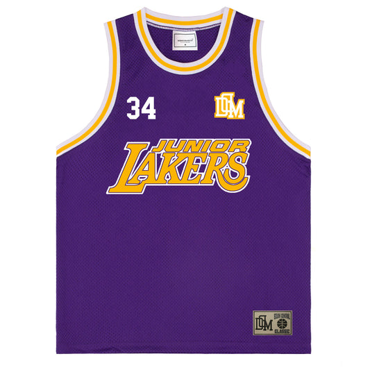 DonDeMarco Junior Lakers Basketball Jersey – Purple