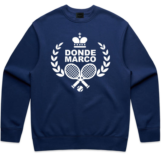 DonDeMarco Crown & Racket Sweatshirt