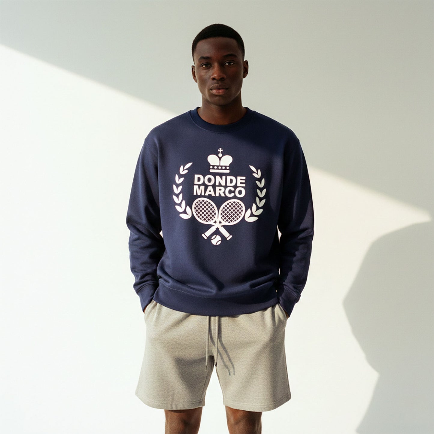 DonDeMarco Crown & Racket Sweatshirt