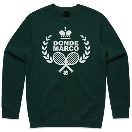 DonDeMarco Tennis Crew Neck Sweatshirt