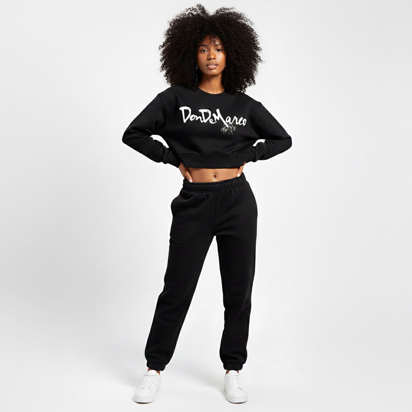 Relaxed Cropped Sweatshirt -DonDeMarco