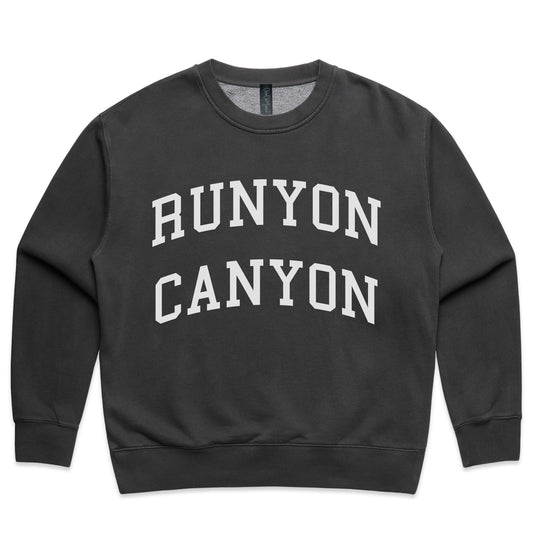 DonDeMarco Women’s Runyon Canyon Faded Black Sweatshirt