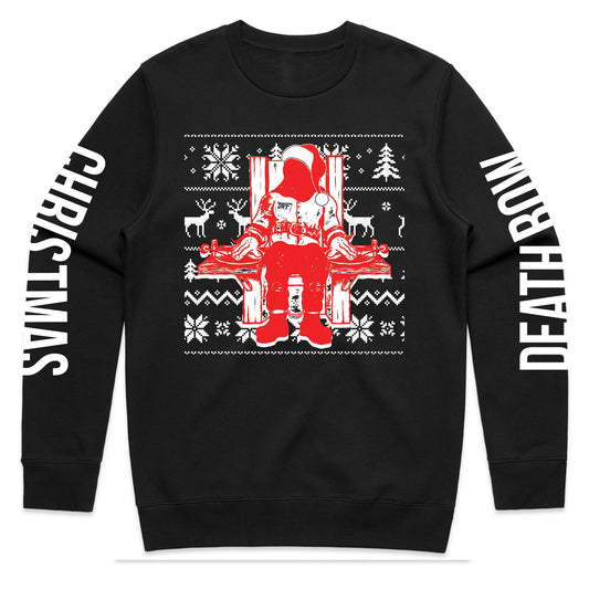 Off-Brand Christmas on Deathrow Ugly Sweatshirt – 90s Hip-Hop Holiday Sweater