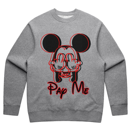 Off-Brand “Fuck You Pay Me” Sweatshirt – Streetwear Graphic Pullover