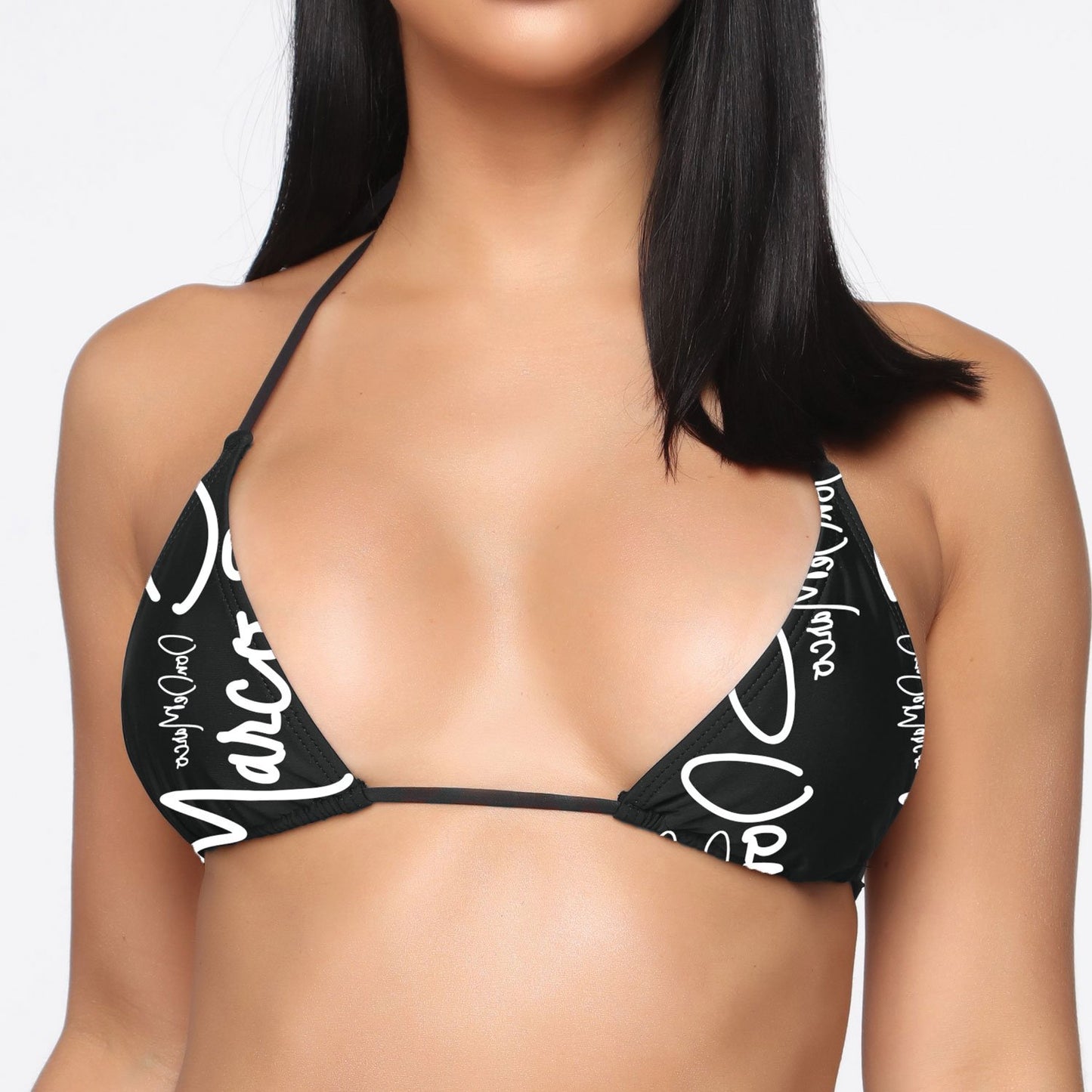 DonDeMarco Monogram Bikini Top