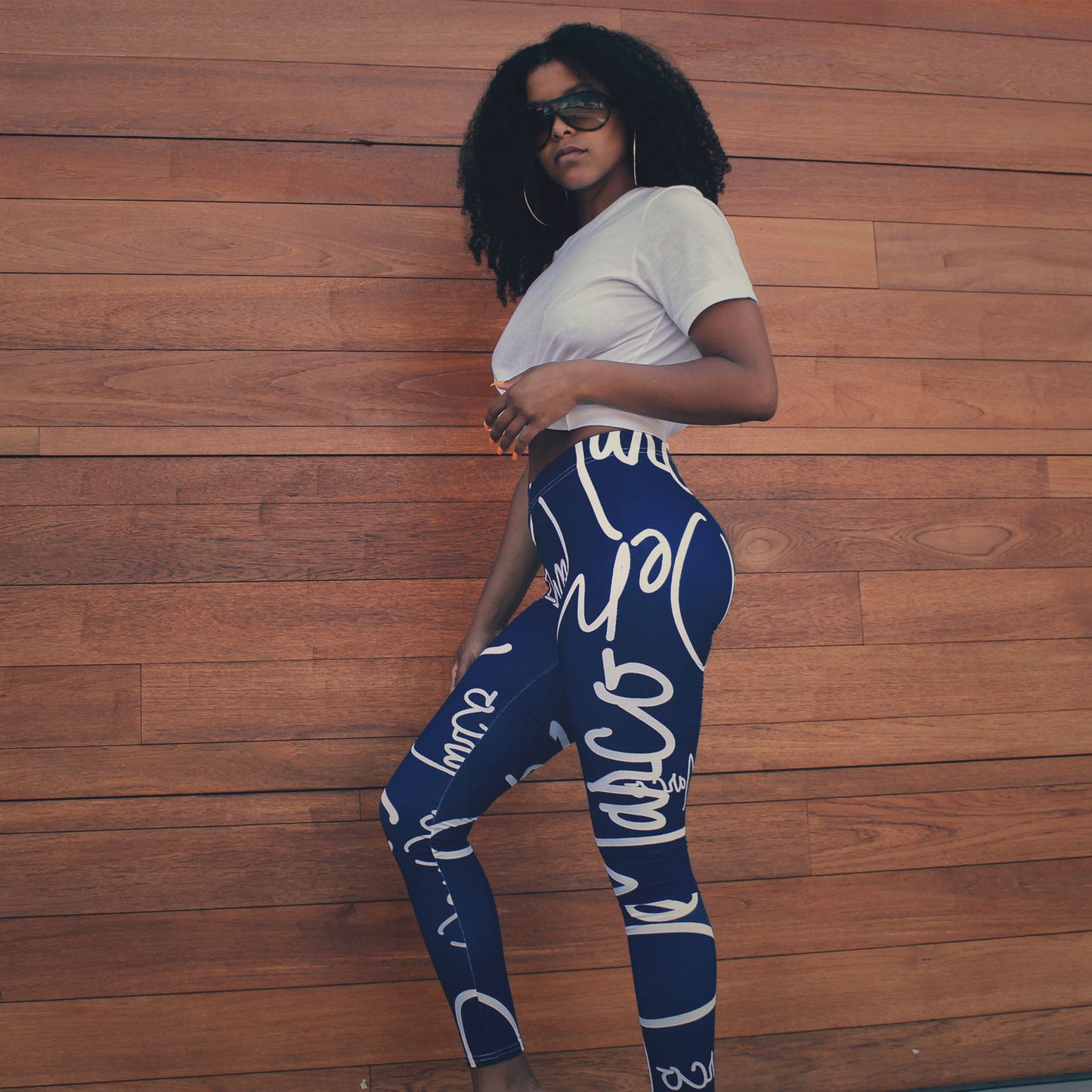 DonDeMarco Monogram Print Leggings