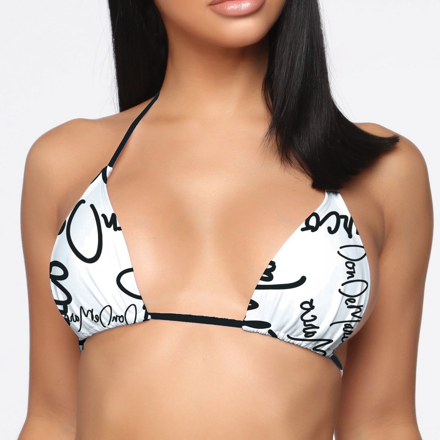 DonDeMarco Monogram Bikini Top