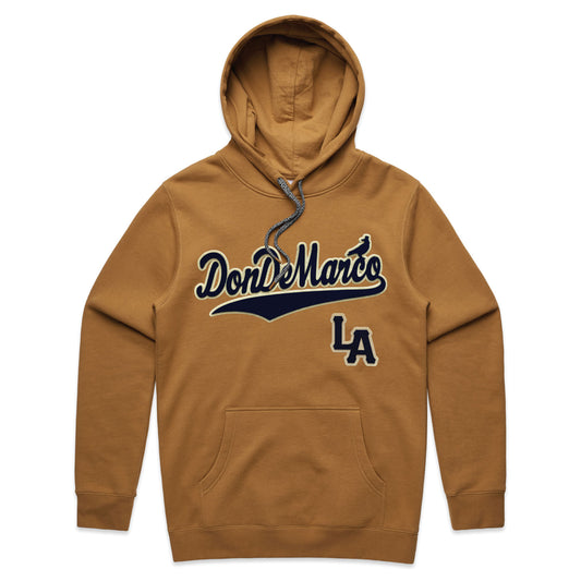 DonDeMarco Script Logo Camel Hoodie