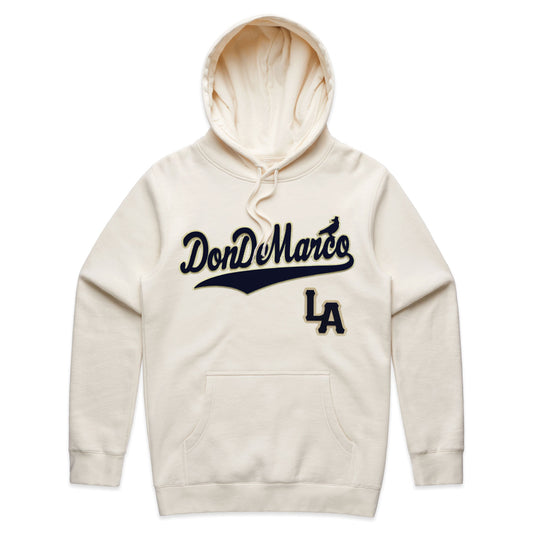 DonDeMarco Script Logo Cream Hoodie