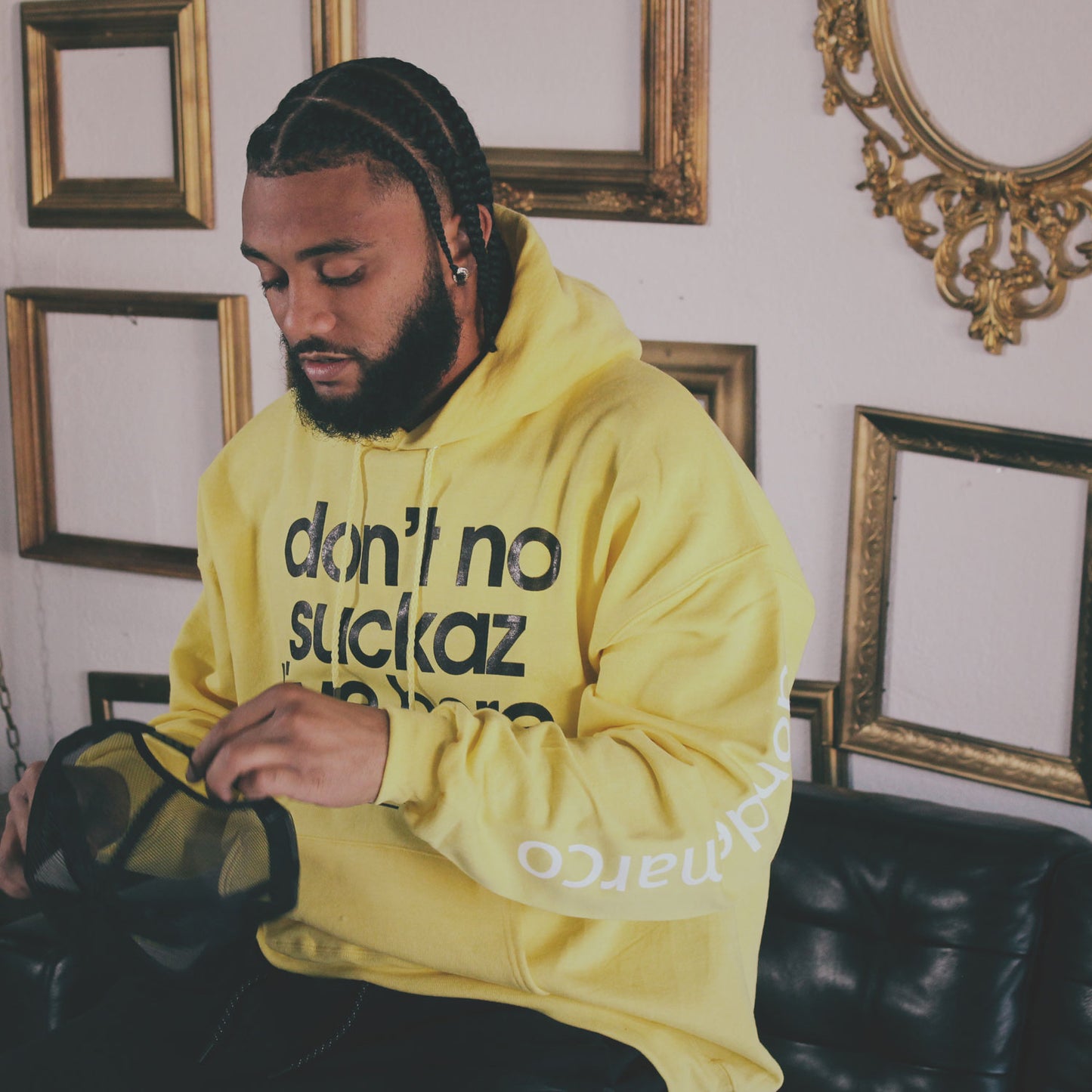 Don't No Suckaz Live Here Hoodie-DonDeMarco