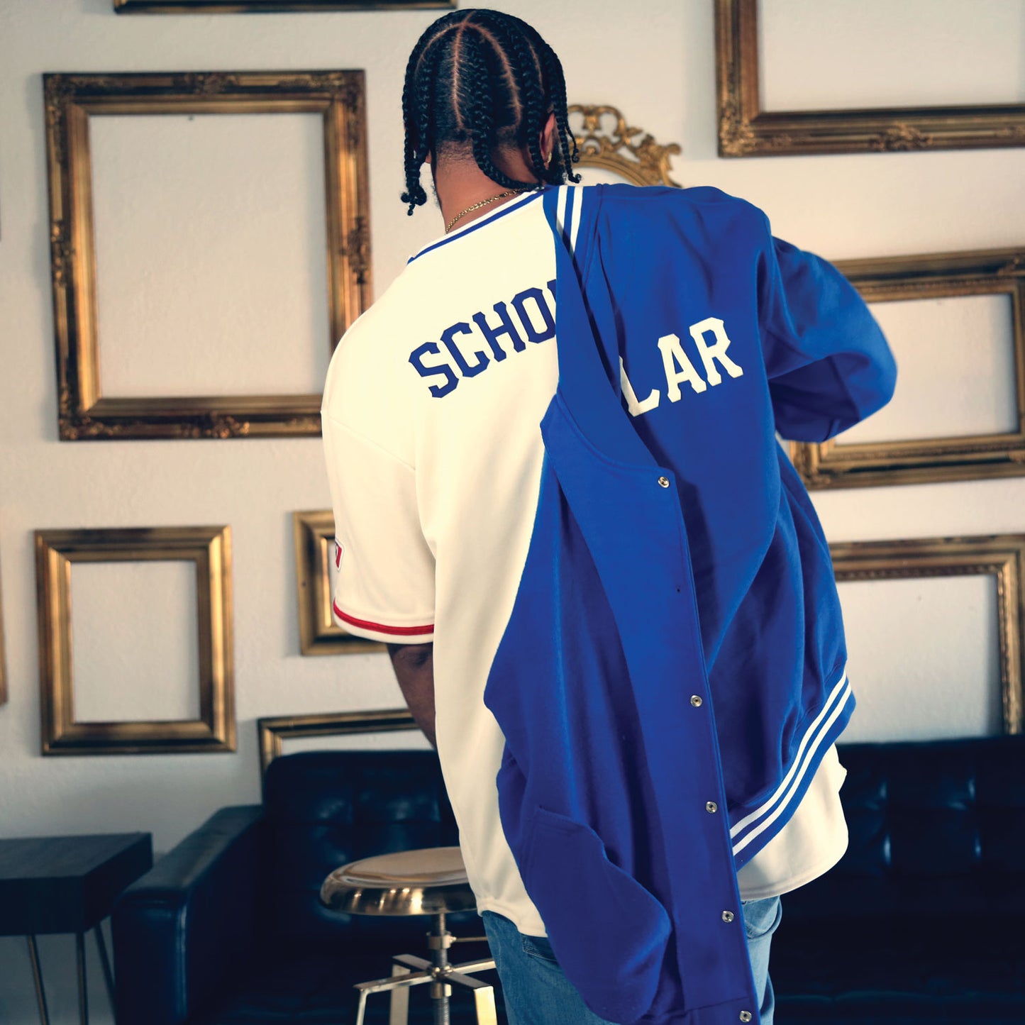 I Love LA Varsity Baseball Jacket-DonDeMarco