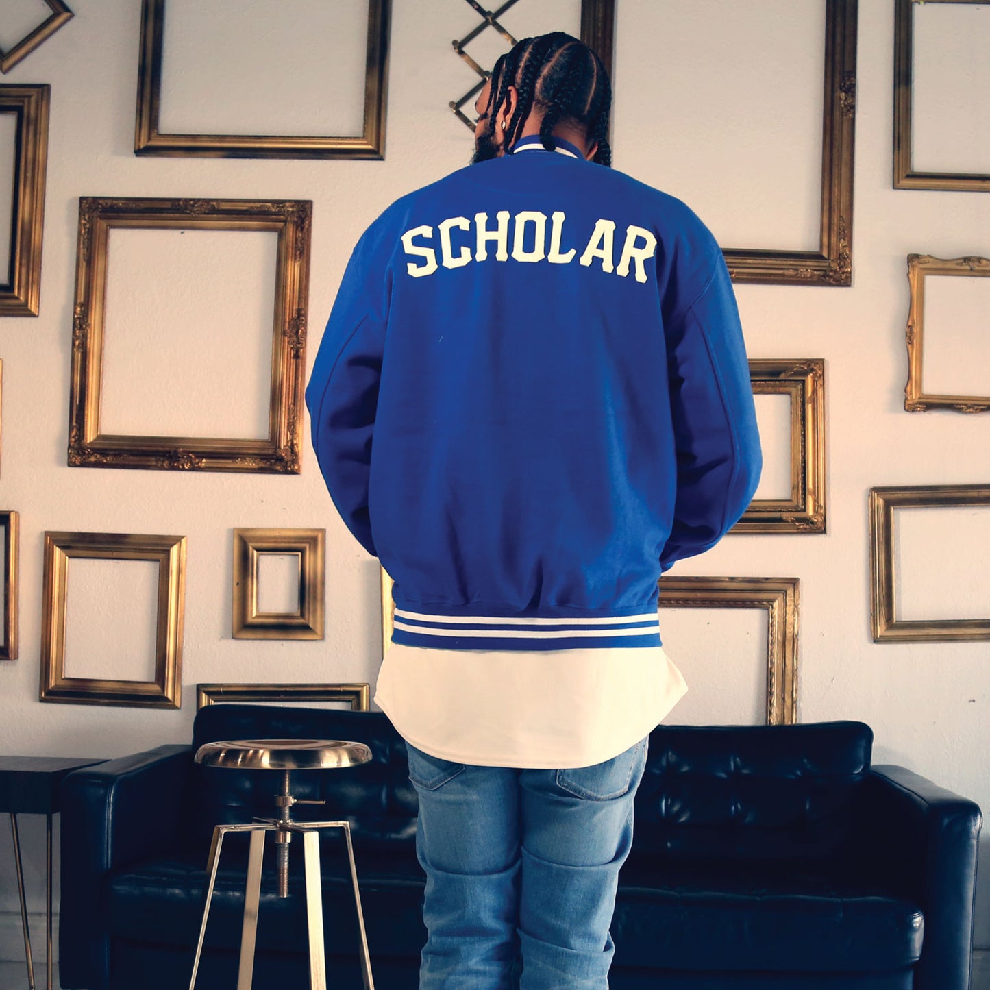 I Love LA Varsity Baseball Jacket-DonDeMarco