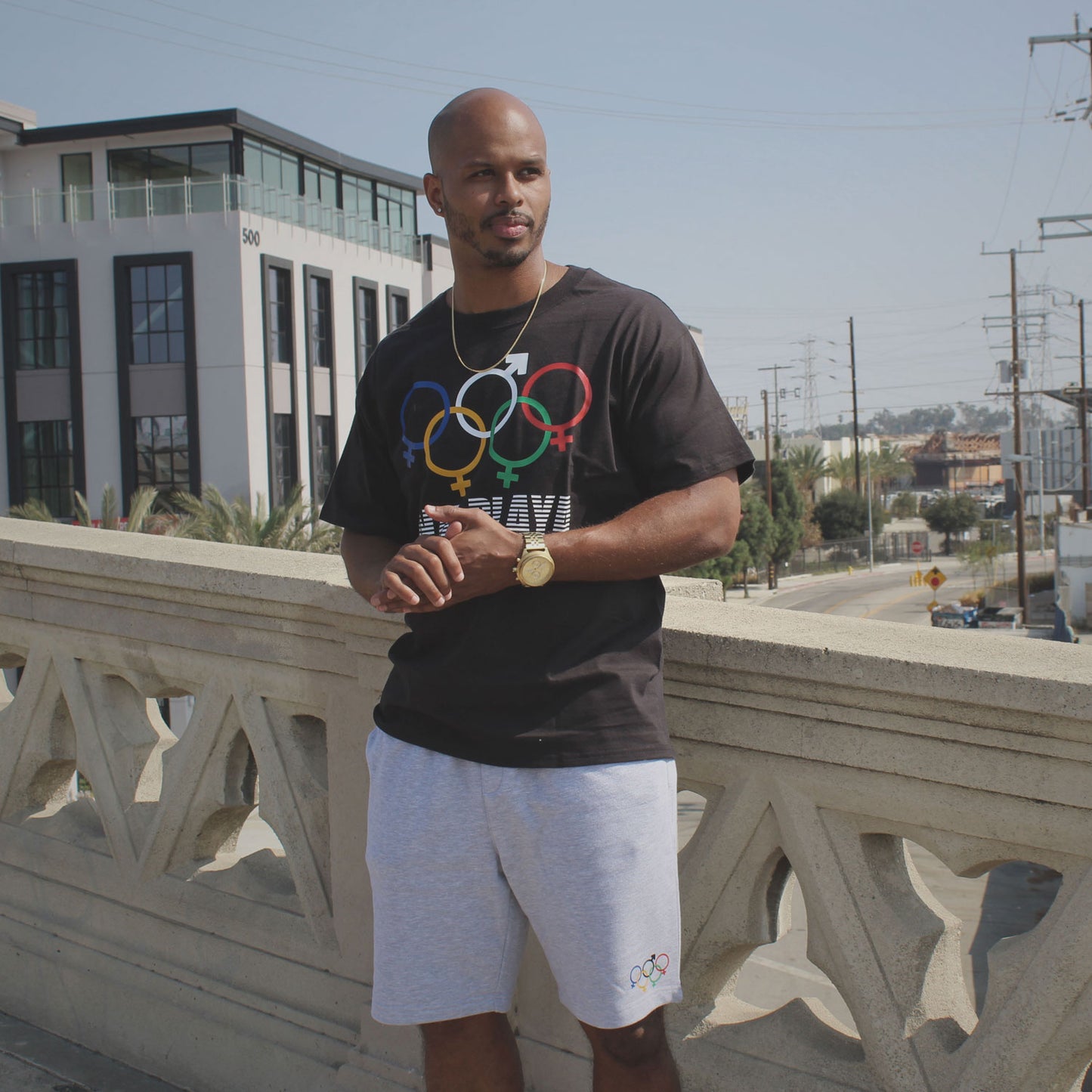 NTL. PLAYA Olympic Rings T-Shirt – Black