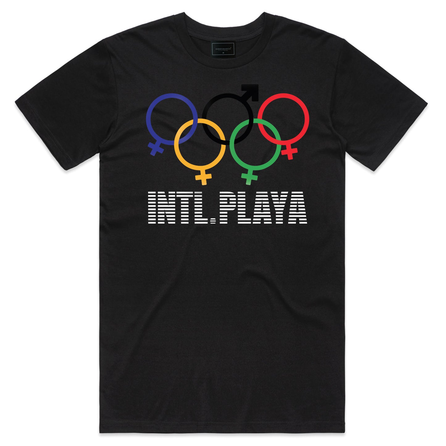 NTL. PLAYA Olympic Rings T-Shirt – Black