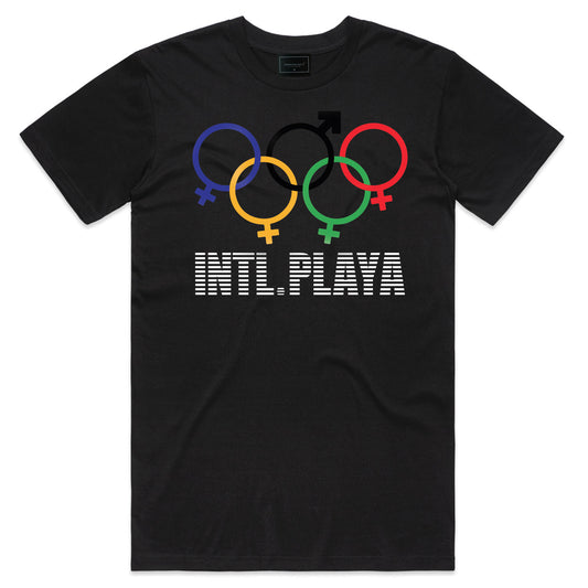 NTL. PLAYA Olympic Rings T-Shirt – Black