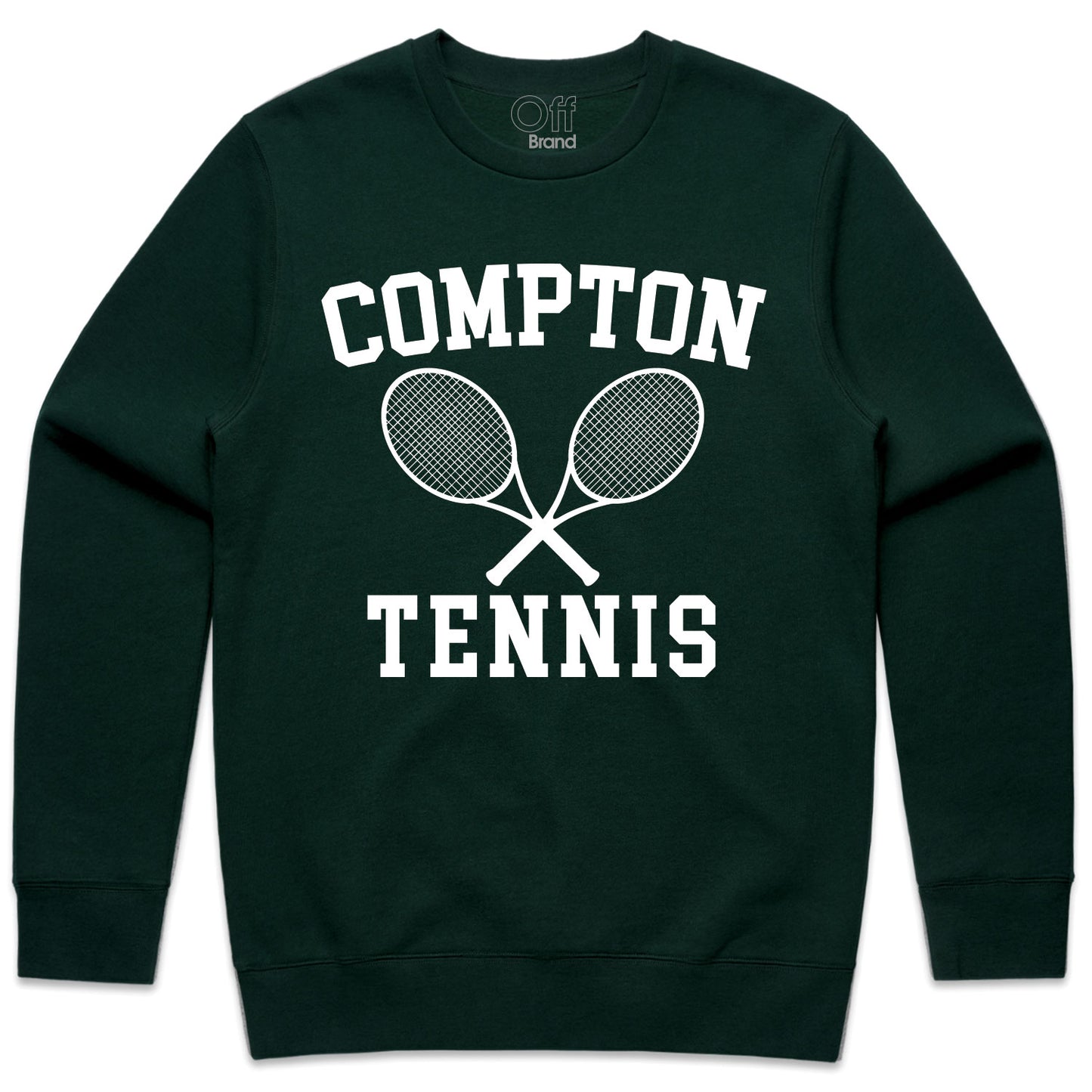 FOREST GREEN COMPTON TENNIS SWEATSHIRT