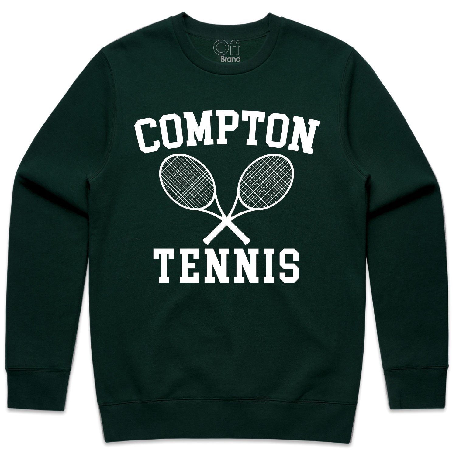 FOREST GREEN COMPTON TENNIS SWEATSHIRT