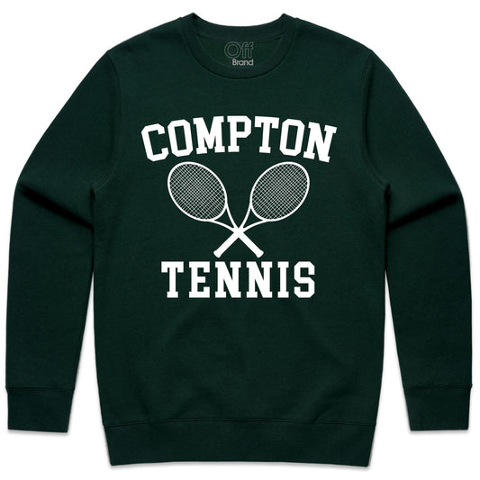 FOREST GREEN COMPTON TENNIS SWEATSHIRT