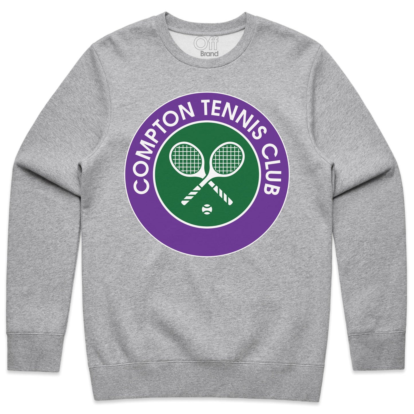 GREY COMPTON TENNIS CLUB SWEATSHIRT