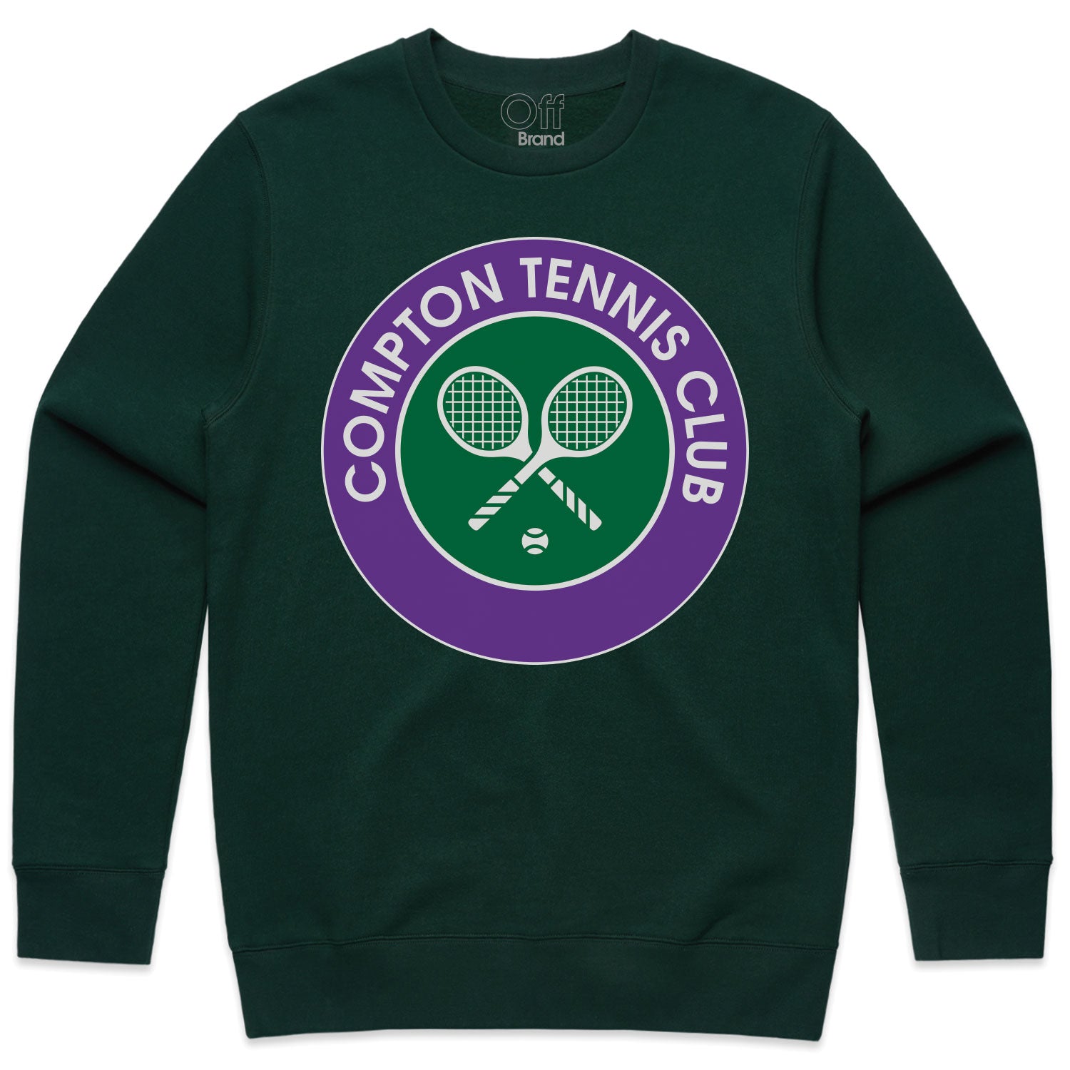 FOREST GREEN COMPTON TENNIS CLUB SWEATSHIRT